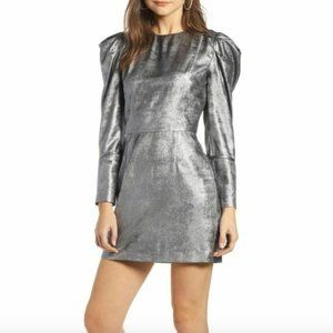 Nordstrom - Something Navy Silver Dress